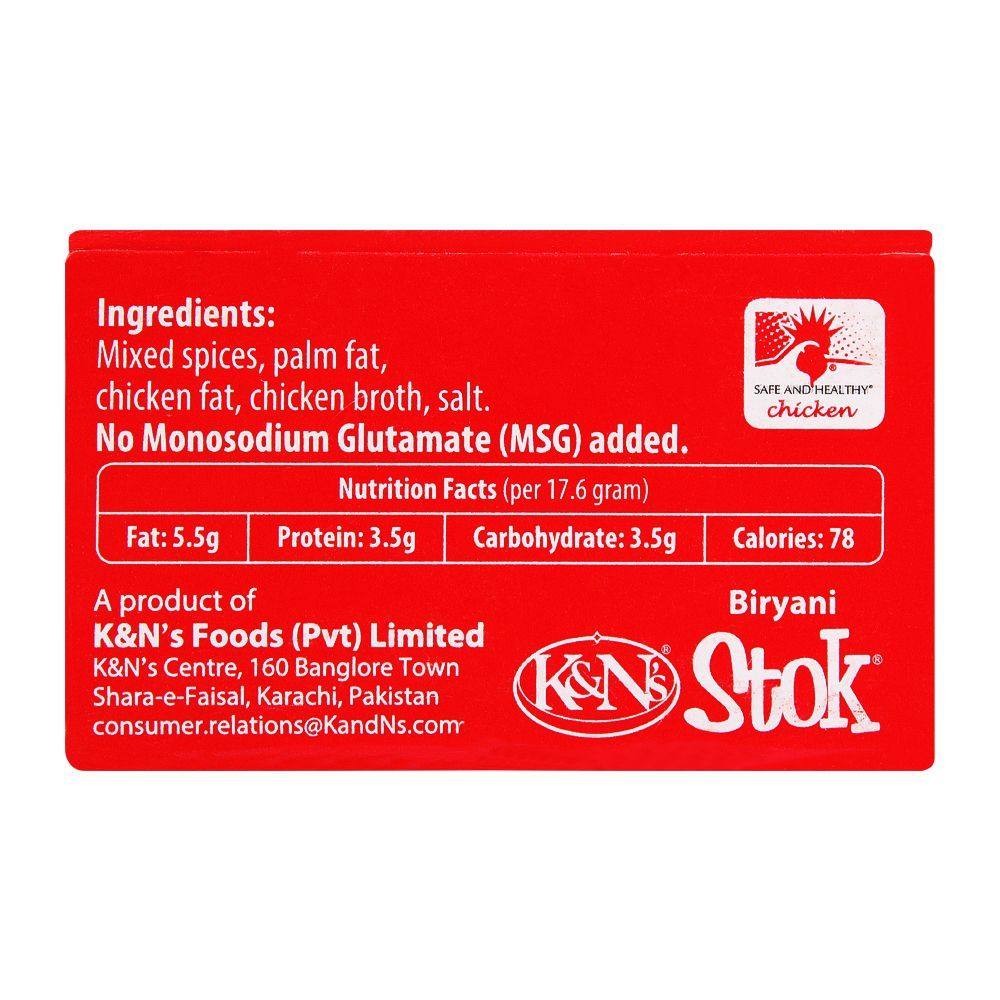 K&N Biryani Stock, 17.6g - Image 2