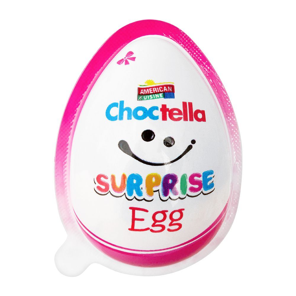 American Kuisine Choctella Surprise Egg Pink, 20g - Main Image