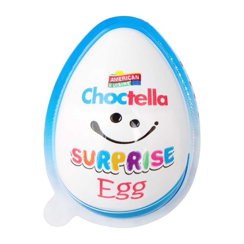 American Kuisine Choctella Surprise Egg Blue, 20g - Main Image