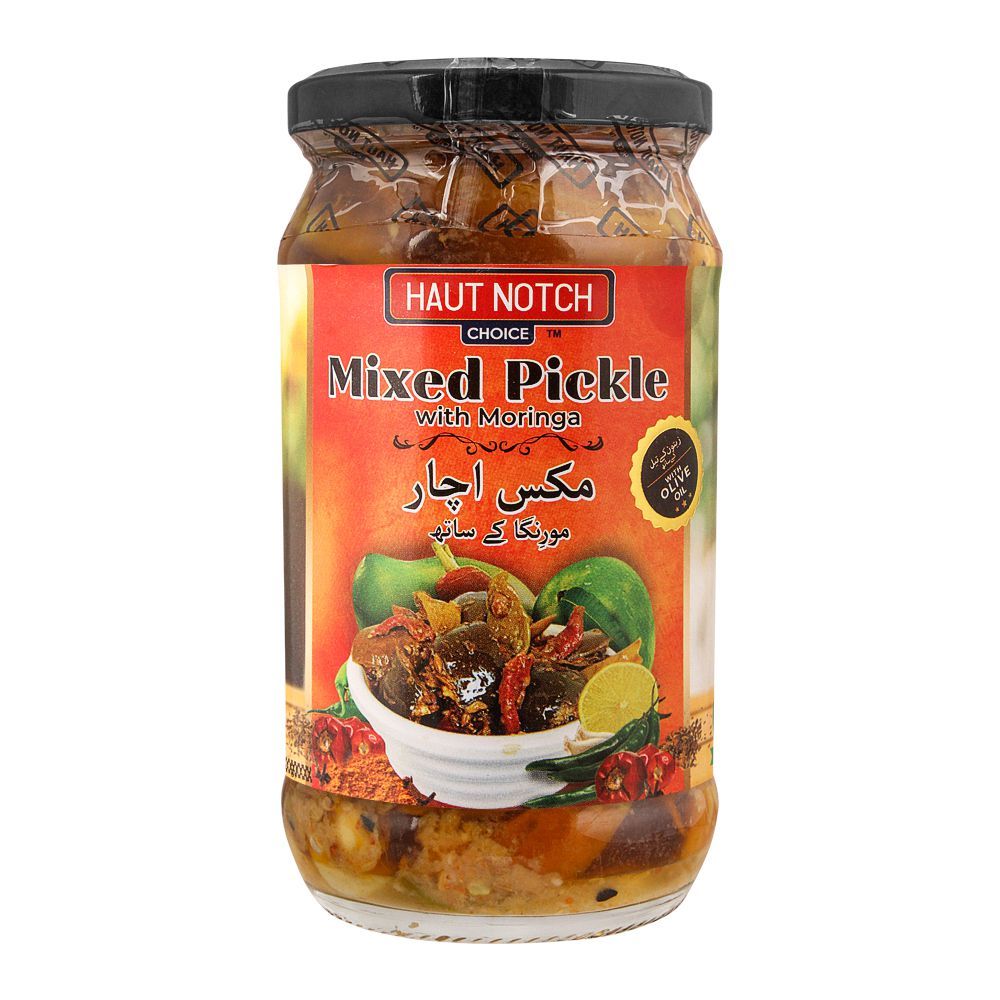 Haut Notch Mixed Pickle In Olive Oil, 340g - Main Image