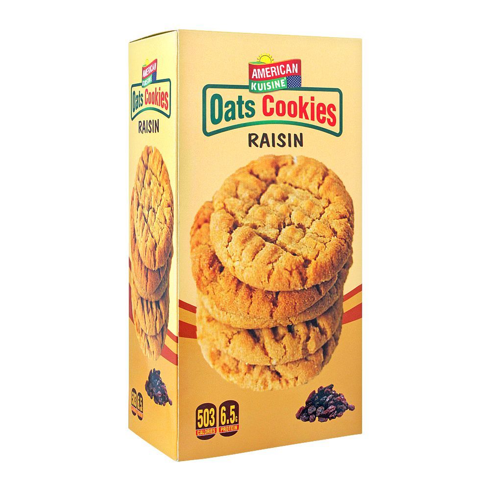 American Kuisine Oats Cookies, Raisin, 176g - Main Image