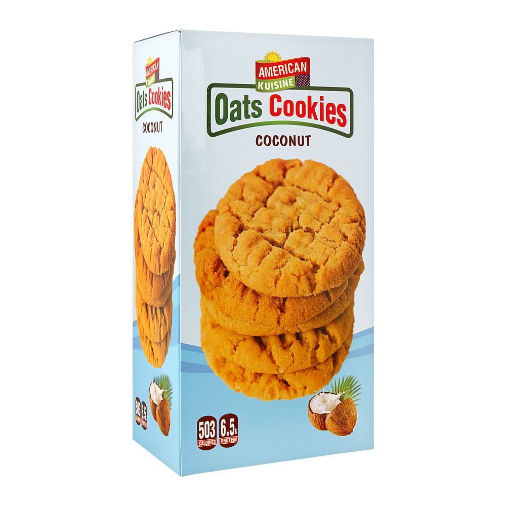 American Kuisine Oats Cookies, Coconut, 176g - Main Image