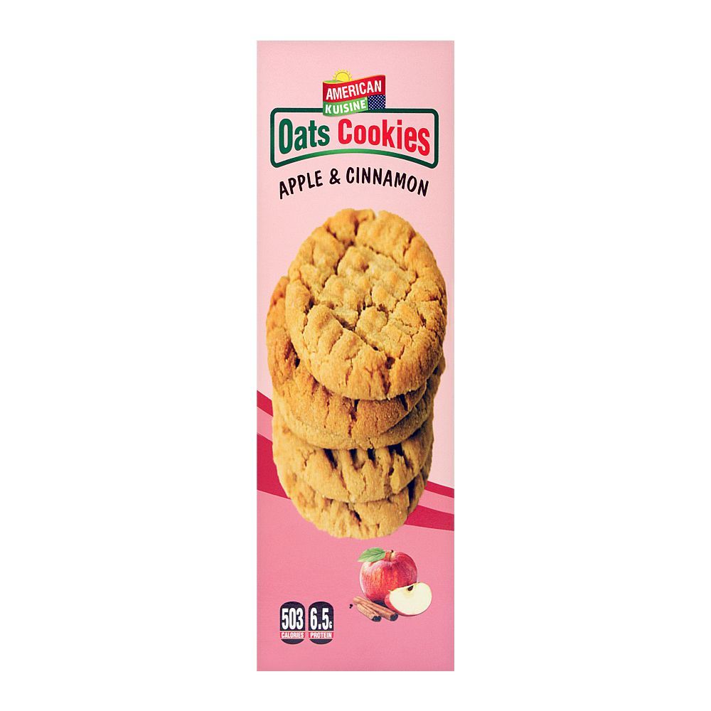 American Kuisine Oats Cookies, Apple & Cinnamon, 176g - Image 2