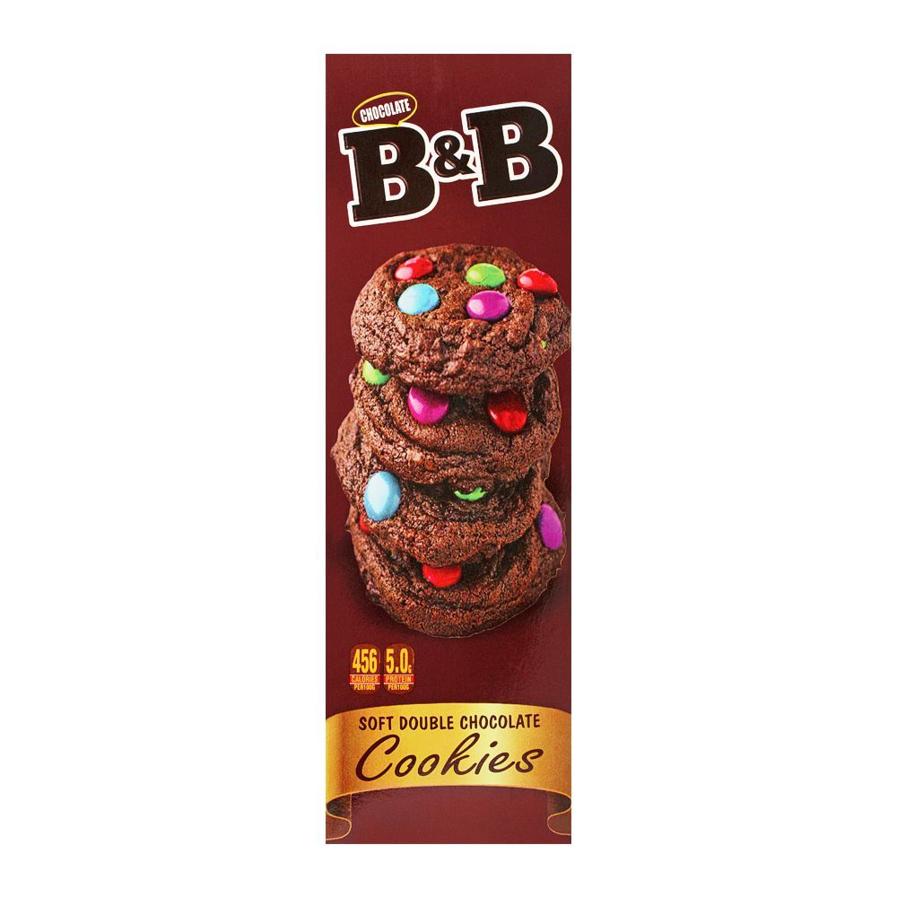 B&B Soft Double Chocolate Cookies, 176g - Image 2