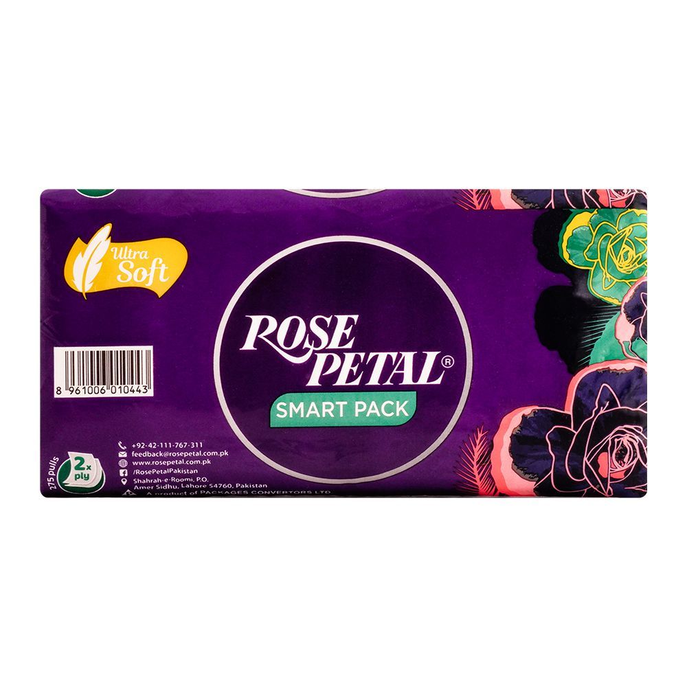 Rose Petal Ultra Soft Tissues Smart Pack, 550-Pack - Image 2