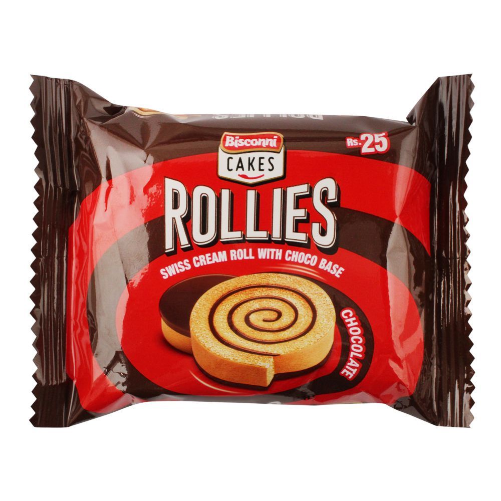 Bisconni Rollies Swiss Chocolate Cake Roll, 32g - Main Image