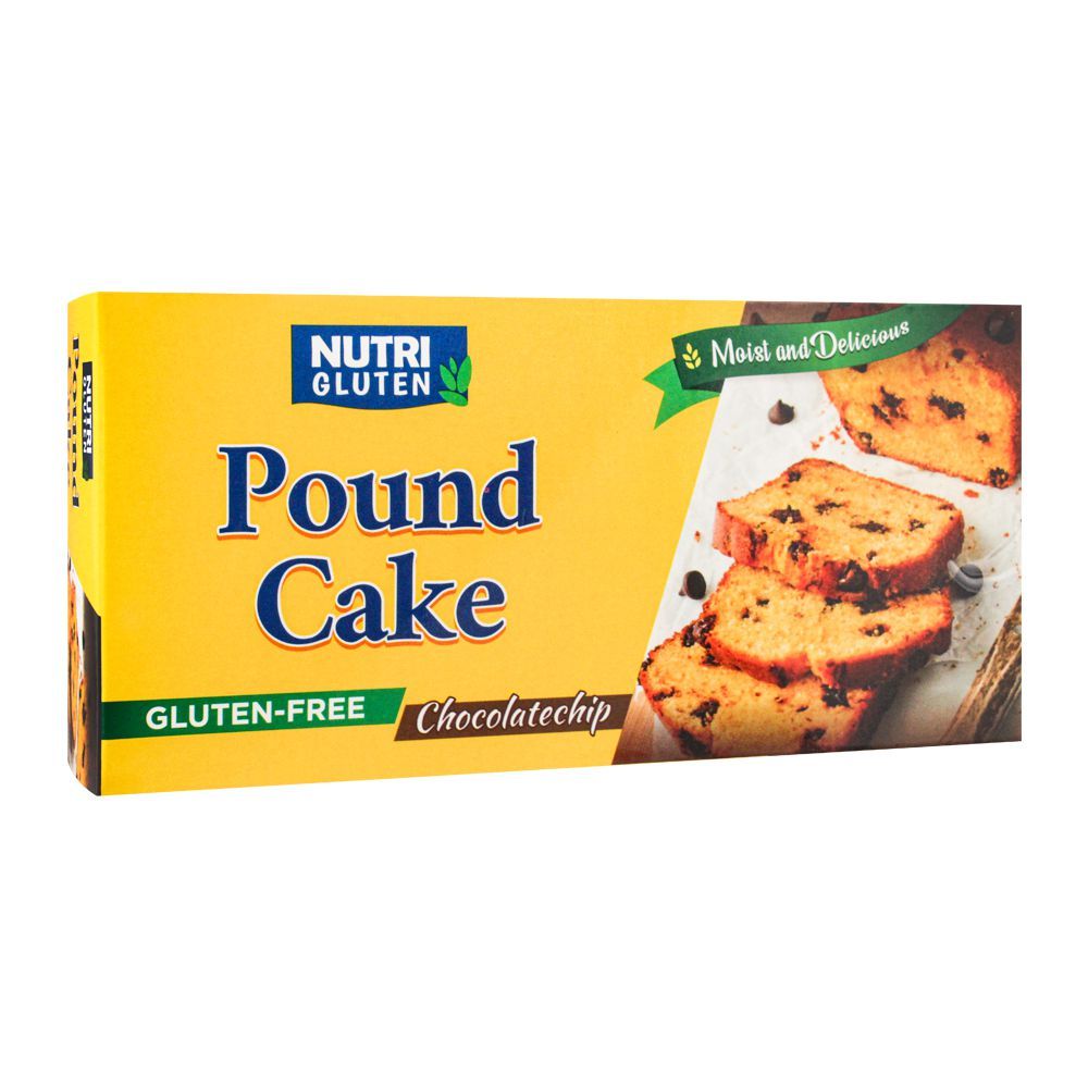 Nutri Gluten Pound Cake, Chocolatechip, Gluten Free, 200g - Main Image