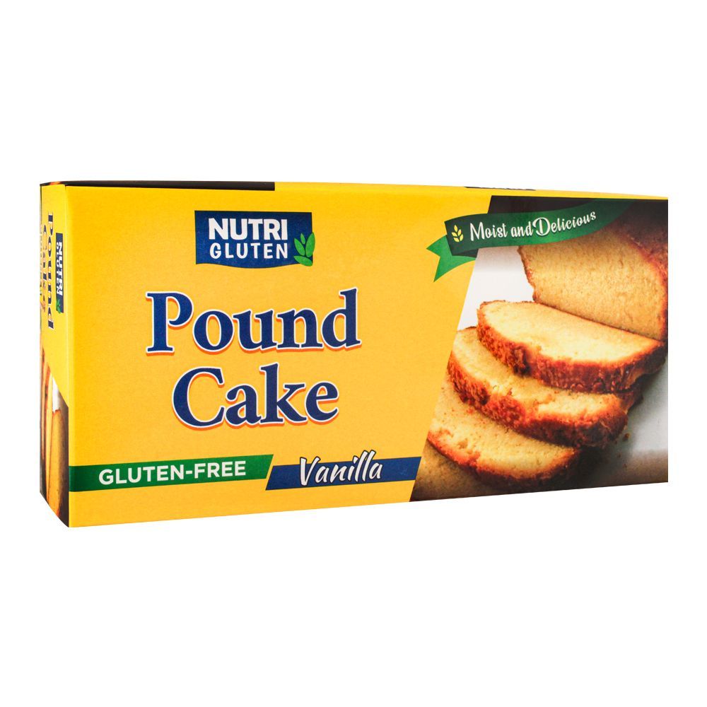 Nutri Gluten Pound Cake Vanilla, Gluten Free, 200g - Main Image