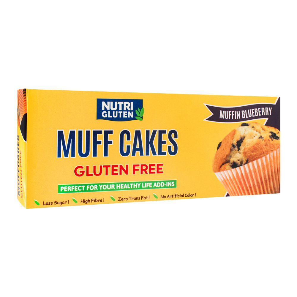 Nutri Gluten Muffin Blueberry Cakes, Gluten Free, 100g - Main Image