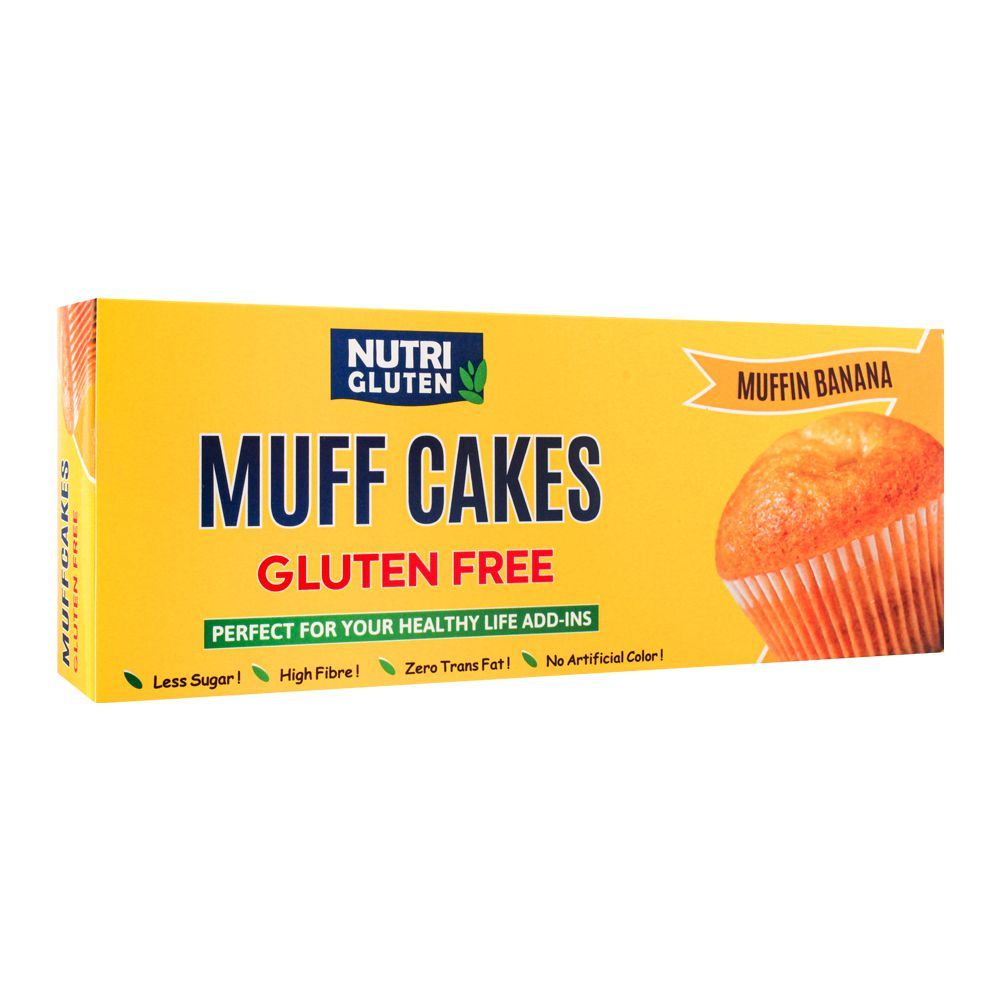 Nutri Gluten Muffin Banana Cakes, Gluten Free, 100g - Main Image