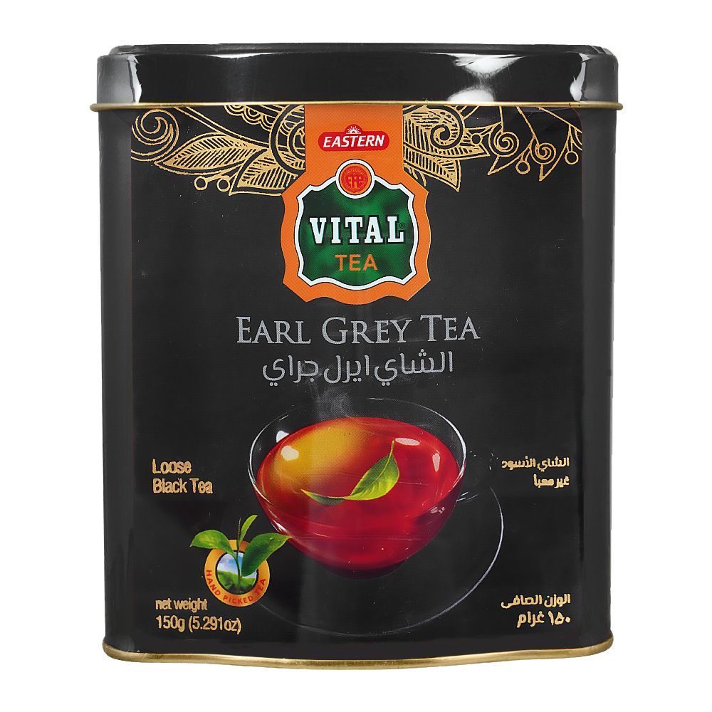 Vital Earl Grey Tea, Tin 150g - Main Image