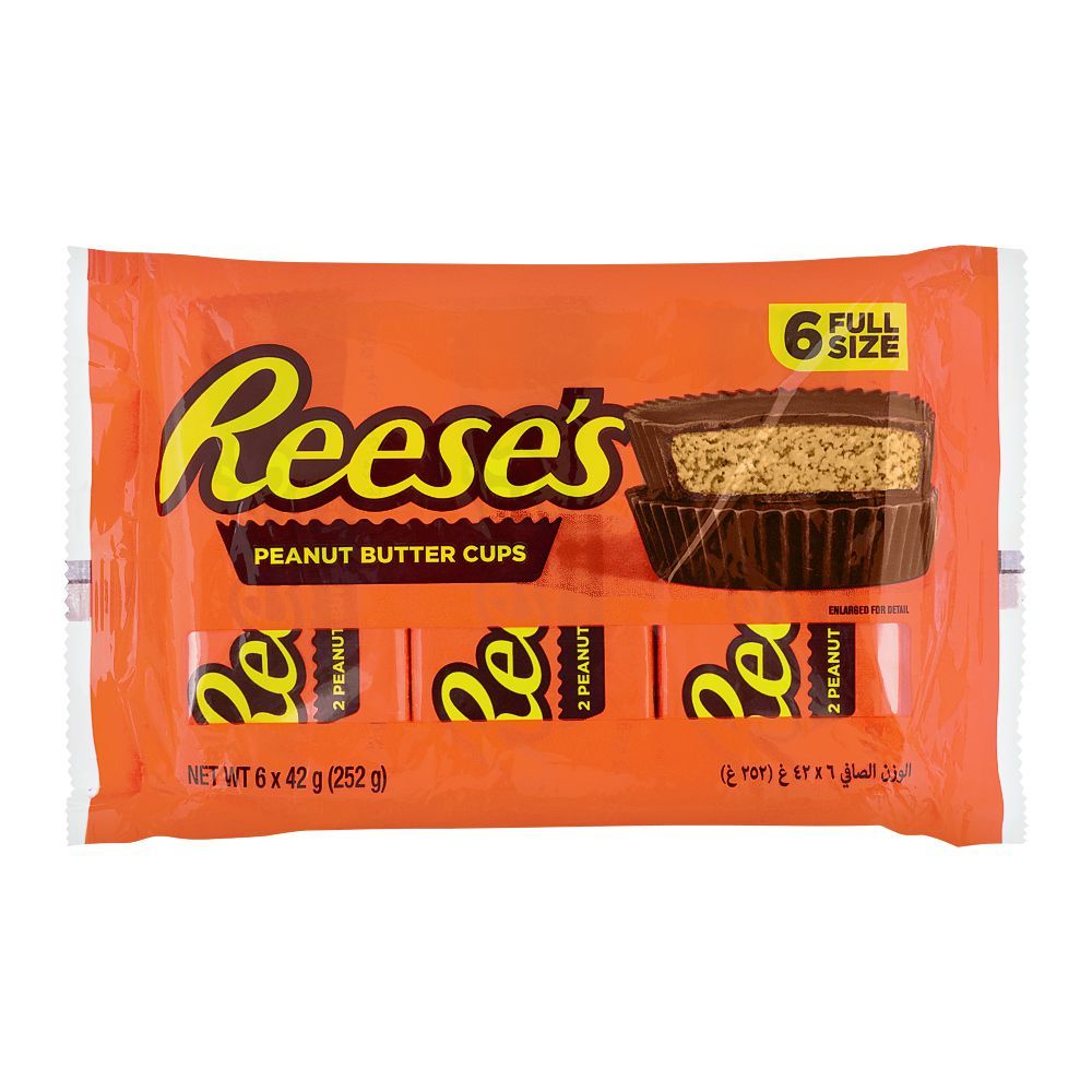 Reese's Peanut Butter Cups, 6x42g - Main Image