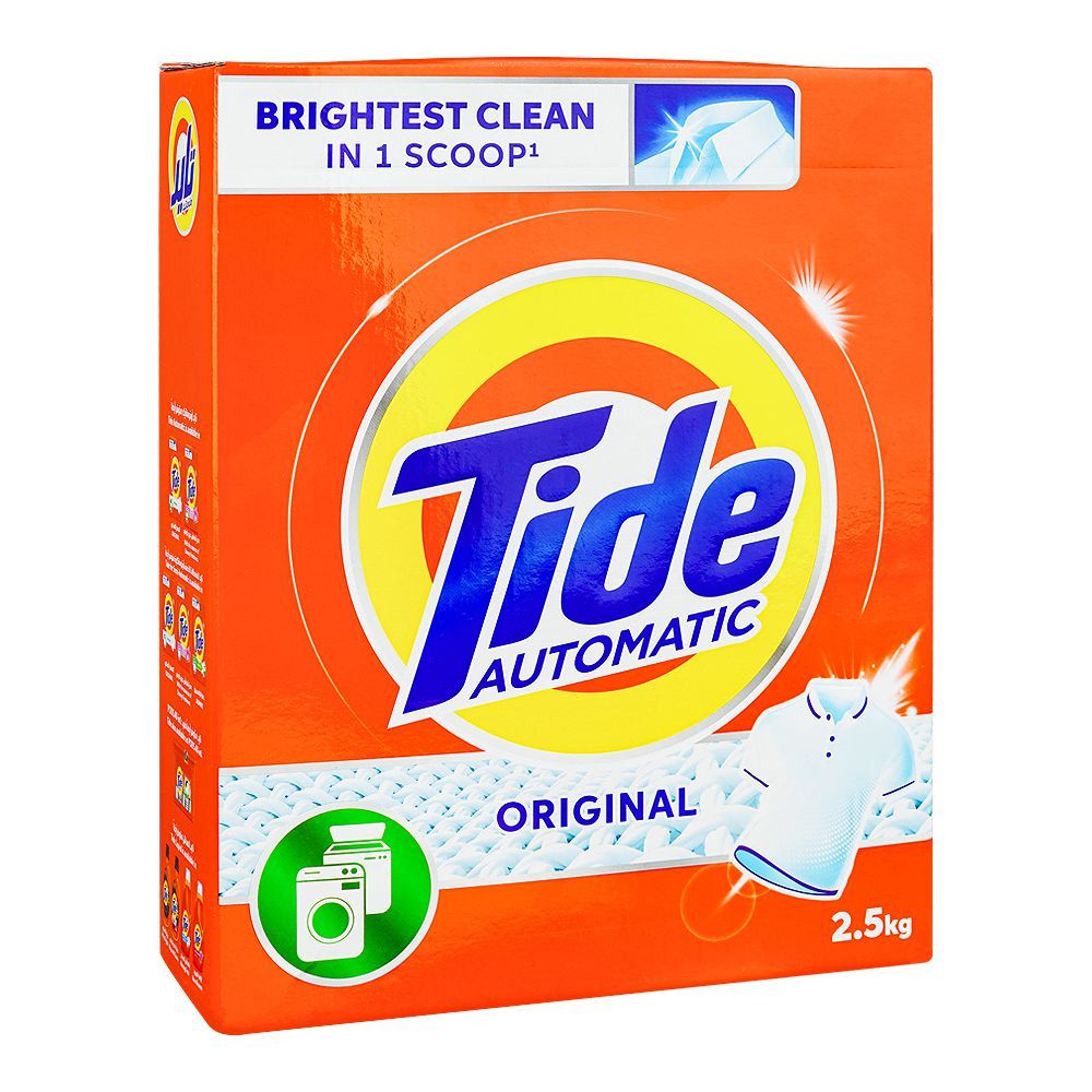 Tide Automatic Laundry Washing Powder, 2.5kg Box - Main Image