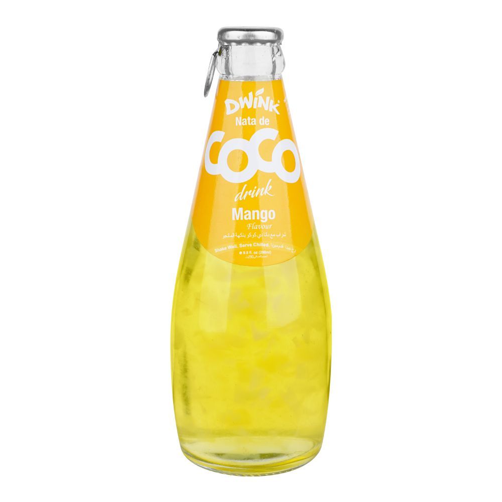 Dwink Nata De Coco Mango Fruit Drink, 290ml - Main Image