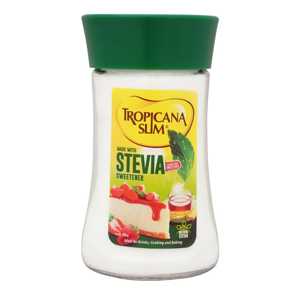 Tropicana Slim Stevia Sweetener, 210g Bottle - Main Image