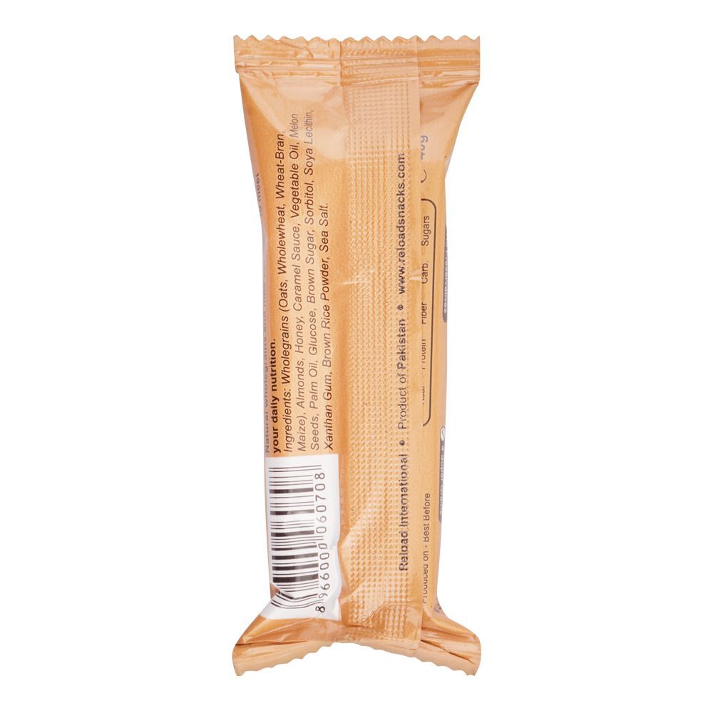 Reload Salted Caramel & Almond Granola Bars, 40g - Image 2