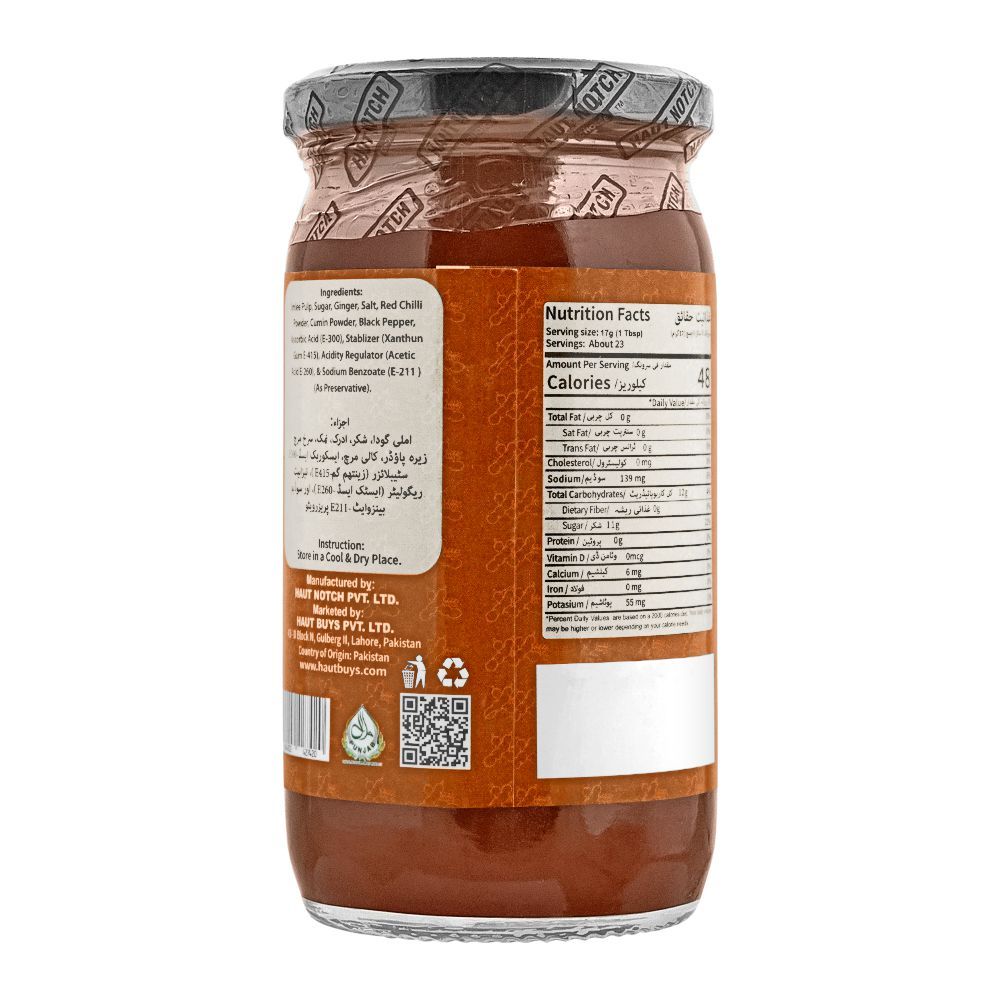 Haut Notch Choice Imli Chutney, 400g - Image 2