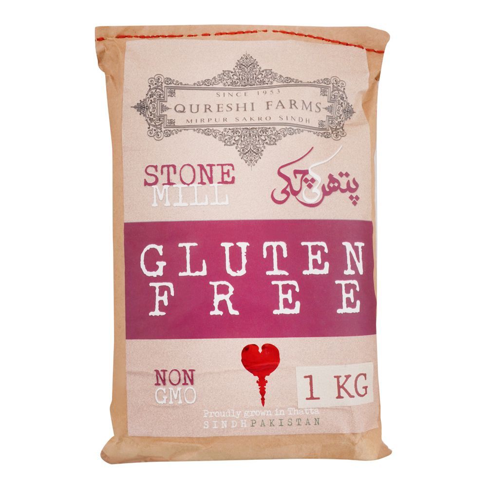 Qureshi Farms Stone Mill Gluten Free Flour, 1Kg - Main Image