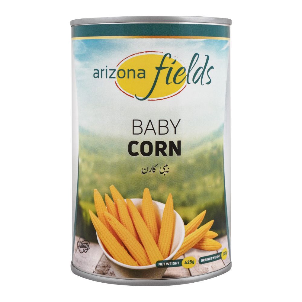 Arizona Fields Baby Corn, Halal, 425g - Main Image