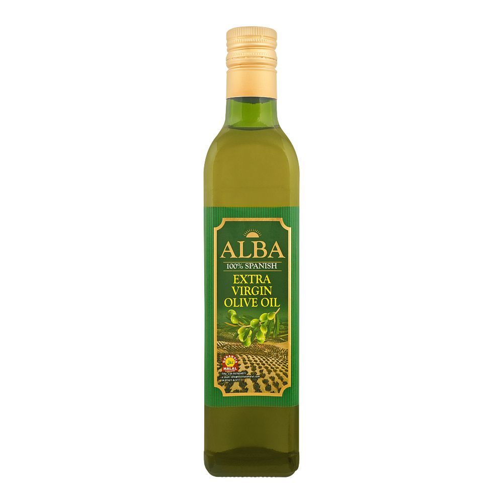 Alba 100% Spanish Extra Virgin Olive Oil, Bottle, 500ml - Main Image