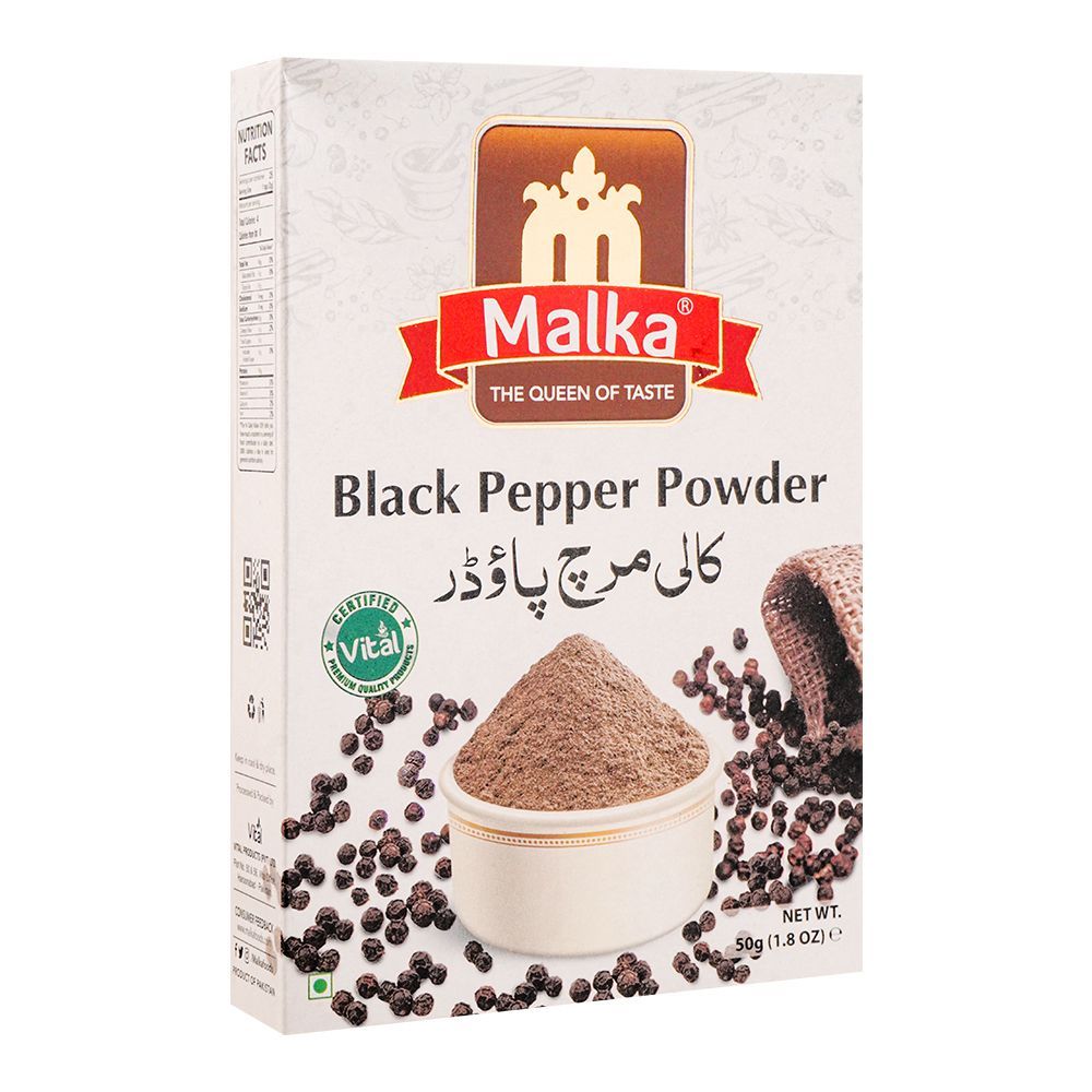 Malka Black Pepper Powder, 50g - Main Image