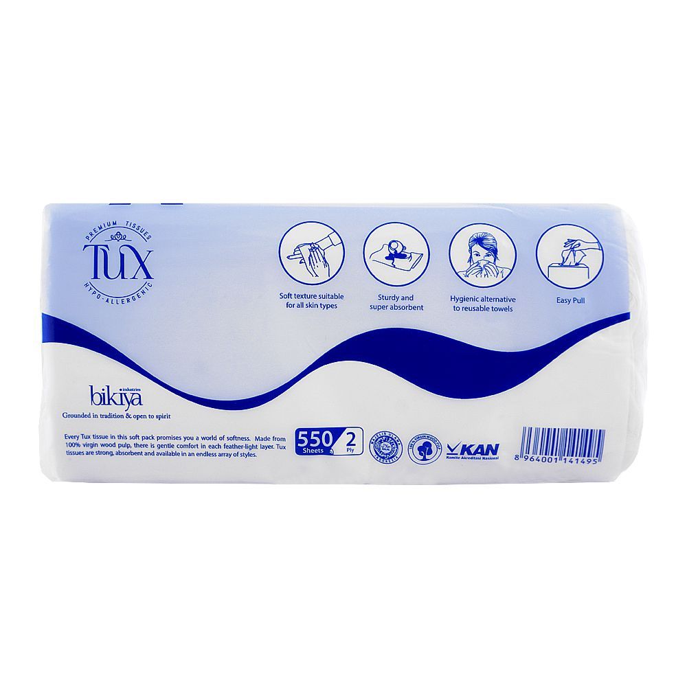 Tux Ultra Soft Premium Tissue, 550 x2-Ply - Image 2