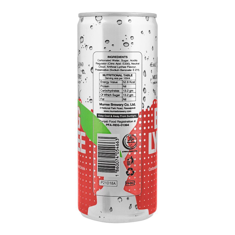 Muree Brewery`S Bigg Lychee Can 250ml - Image 4