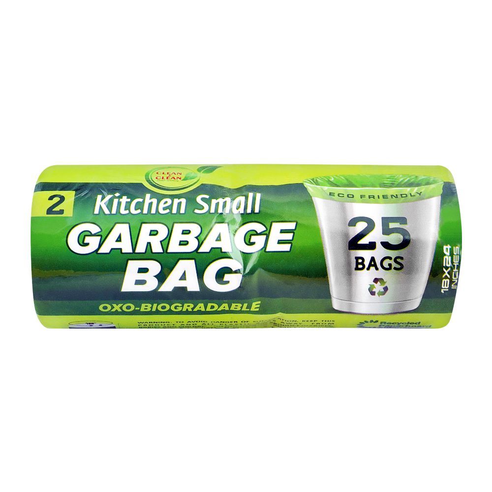 Clean & Clean Kitchen Small Garbage Bag, 18x24, 25-Pack - Main Image