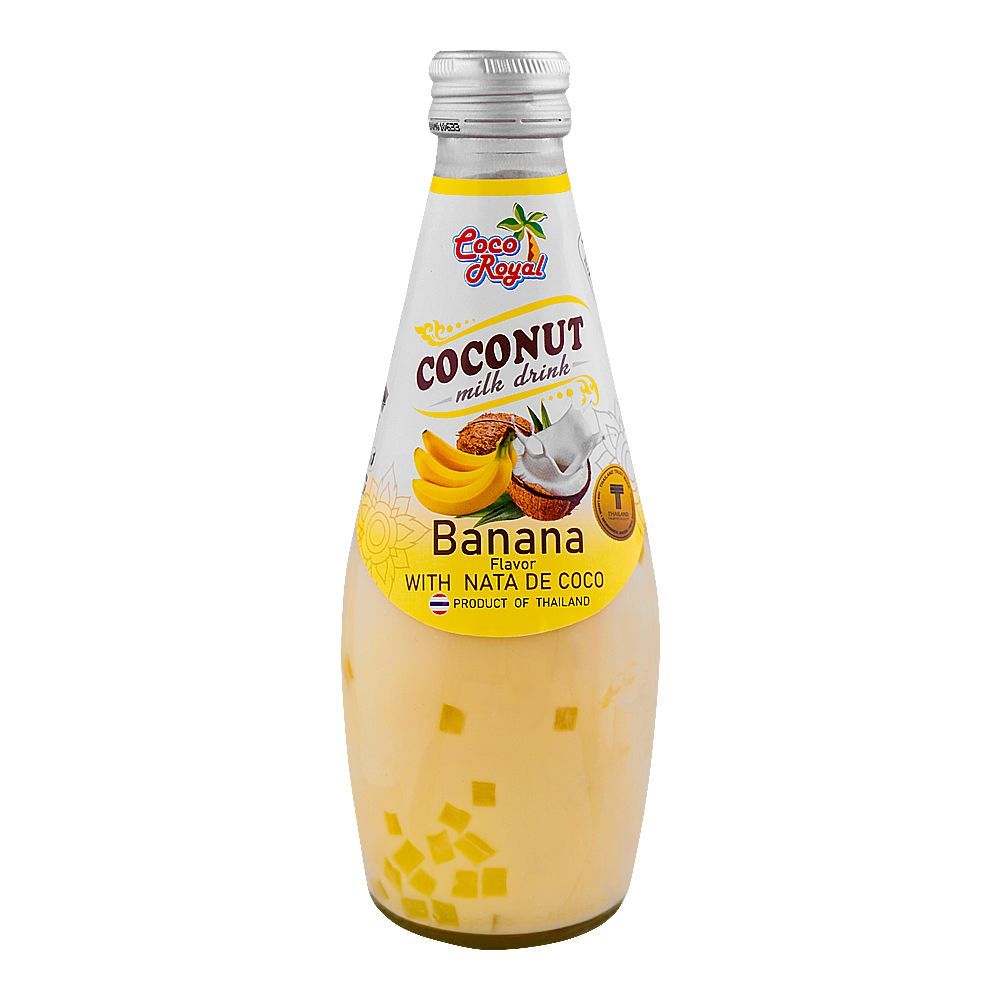 Coco Royal Coconut Milk Drink Banana Flavor 290ml - Main Image