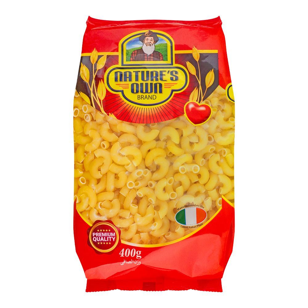 Nature's Own Medium Elbow Pasta, 400g - Main Image