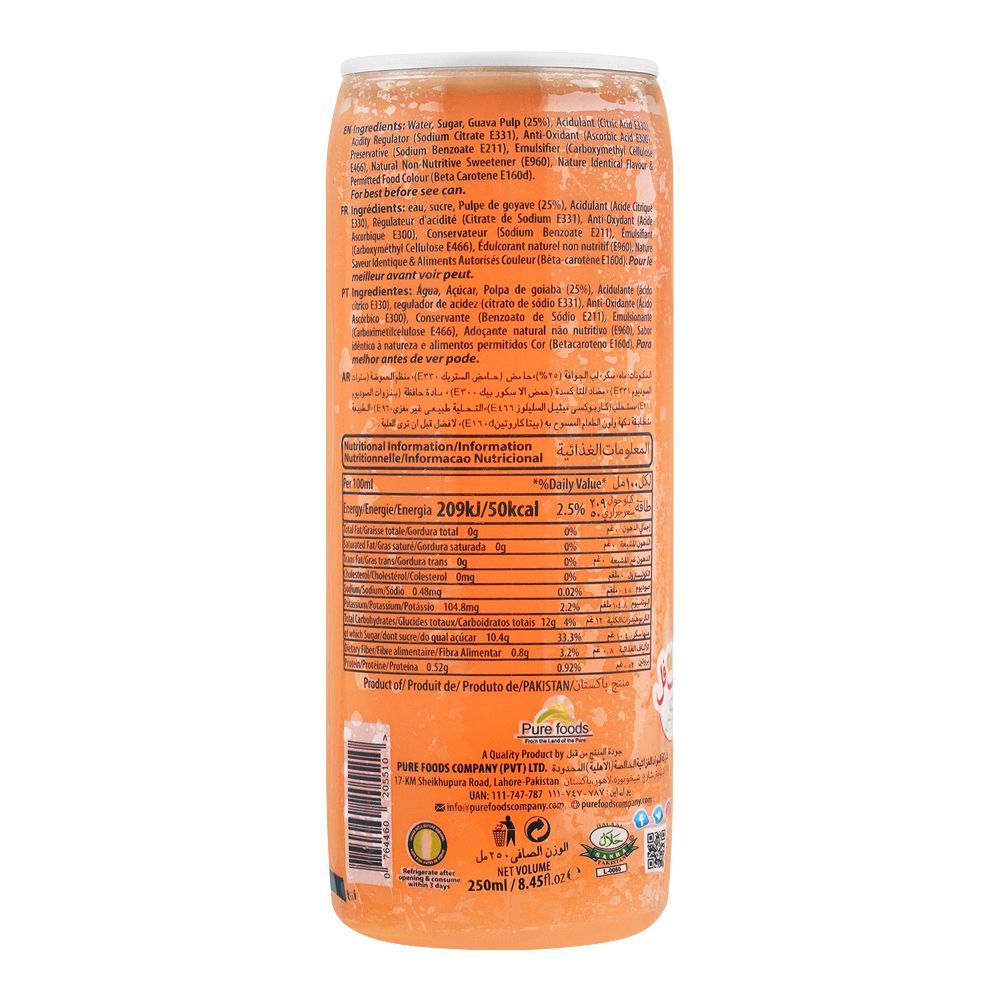 Froot Full Guava Nectar Can 250ml - Image 2