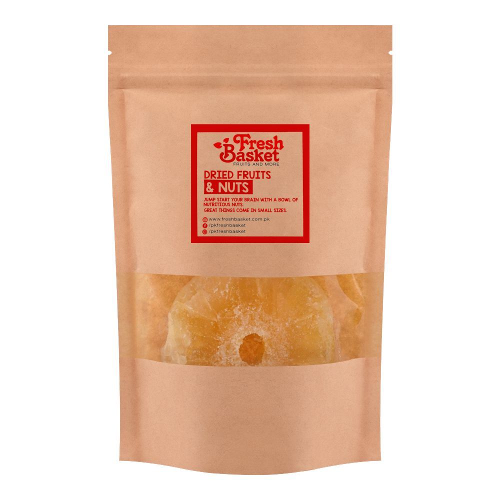 Fresh Basket Dried Pineapple Rings, 150g - Main Image