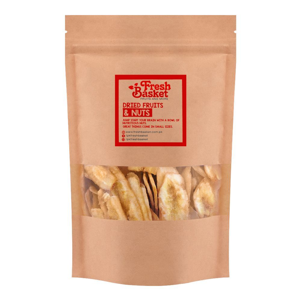 Fresh Basket Banana Chip Salted, 100g - Main Image