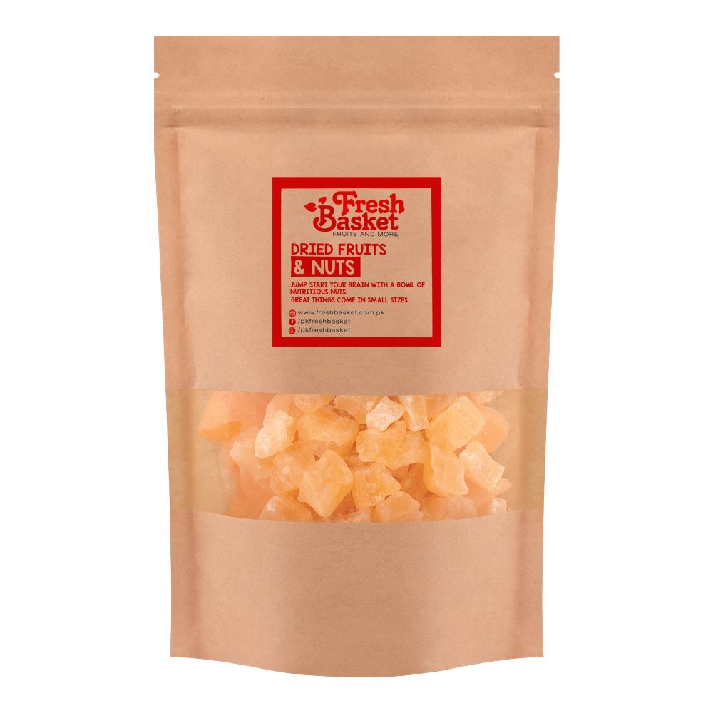 Fresh Basket Dried Pineapple Cubes, 150g - Main Image