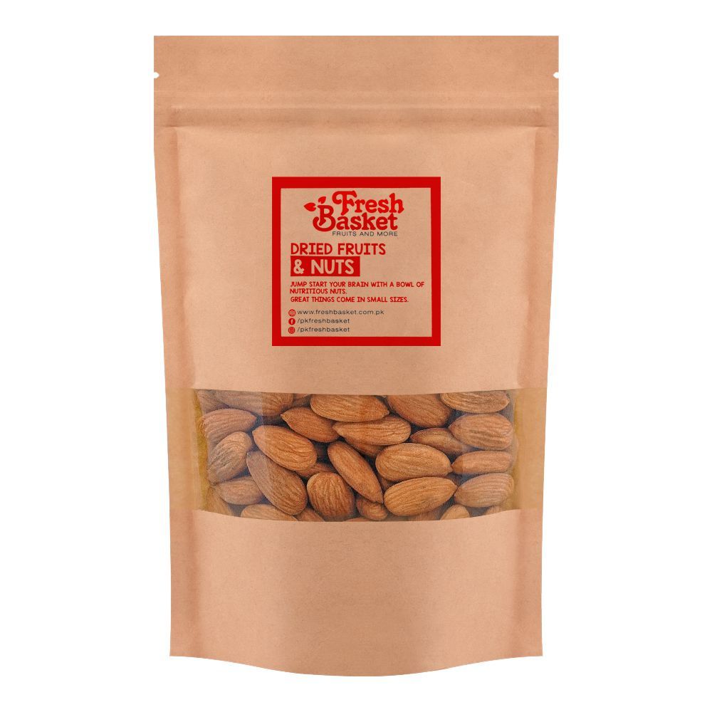 Fresh Basket Almonds American Big, 500g - Main Image