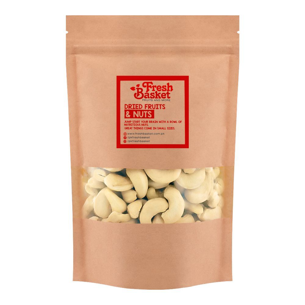 Fresh Basket Cashew Nuts Plain, 500g - Main Image