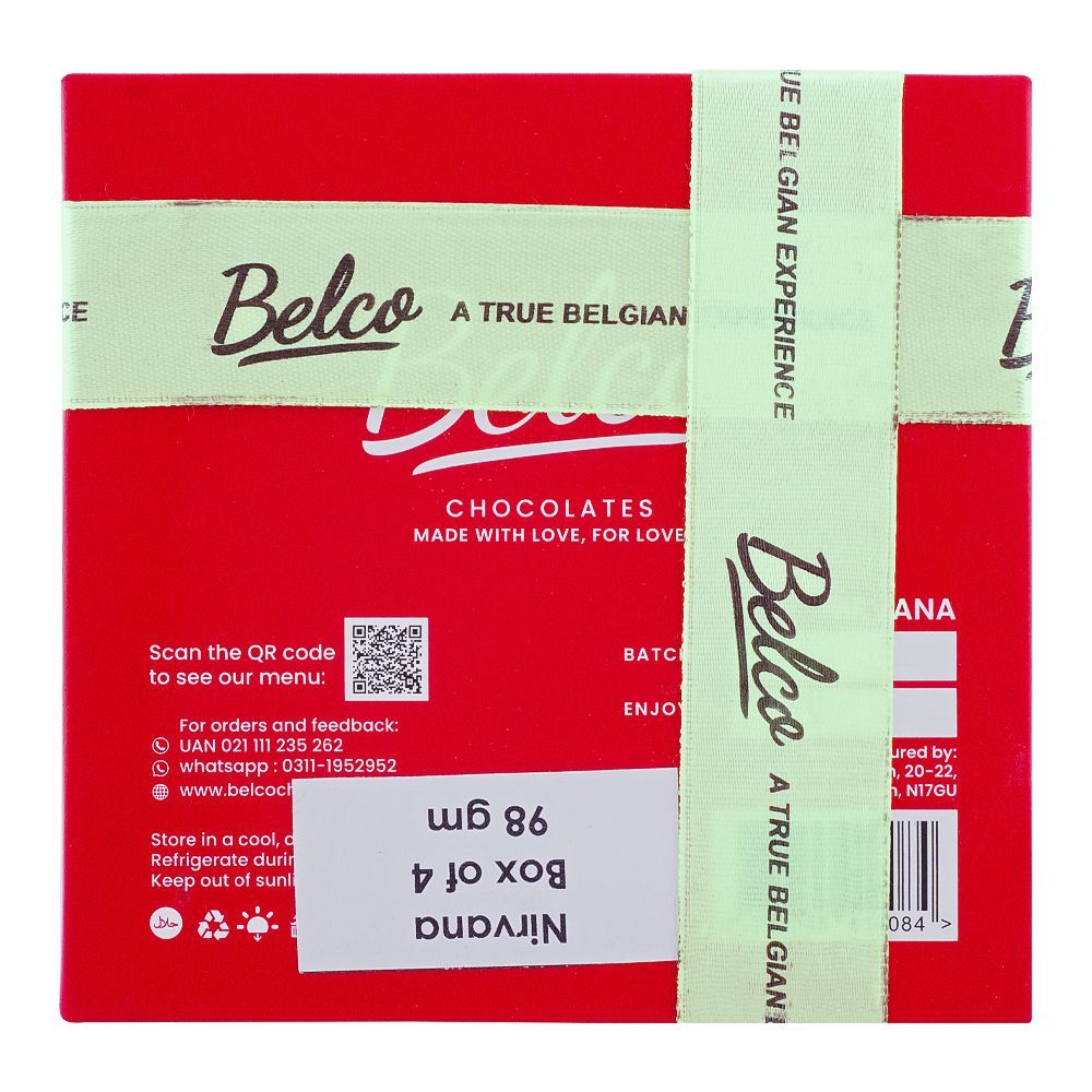 Belco Nirvana Chocolate, 4-Pack, 98g - Image 2