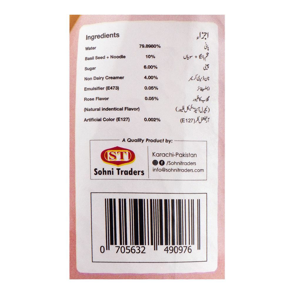 Fruitamins Falooda Rose Drink, 290ml - Image 4