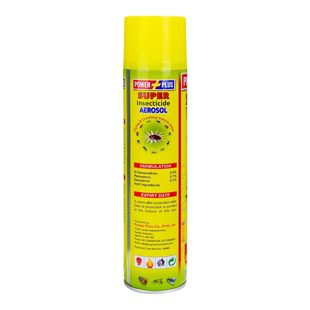 Power Plus Super Flying & Crawling Insects Aerosol, 300ml - Image 2