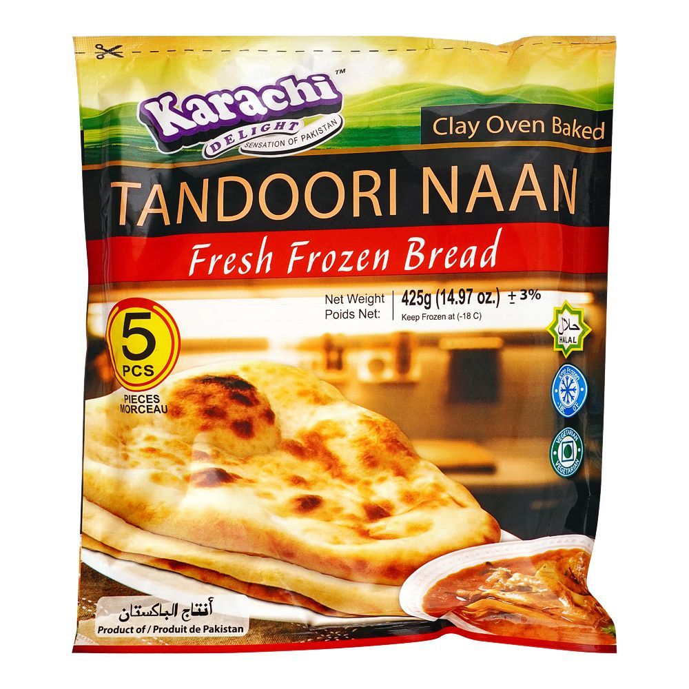 Karachi Delight Tandoori Nan 5`s 425gm - Main Image