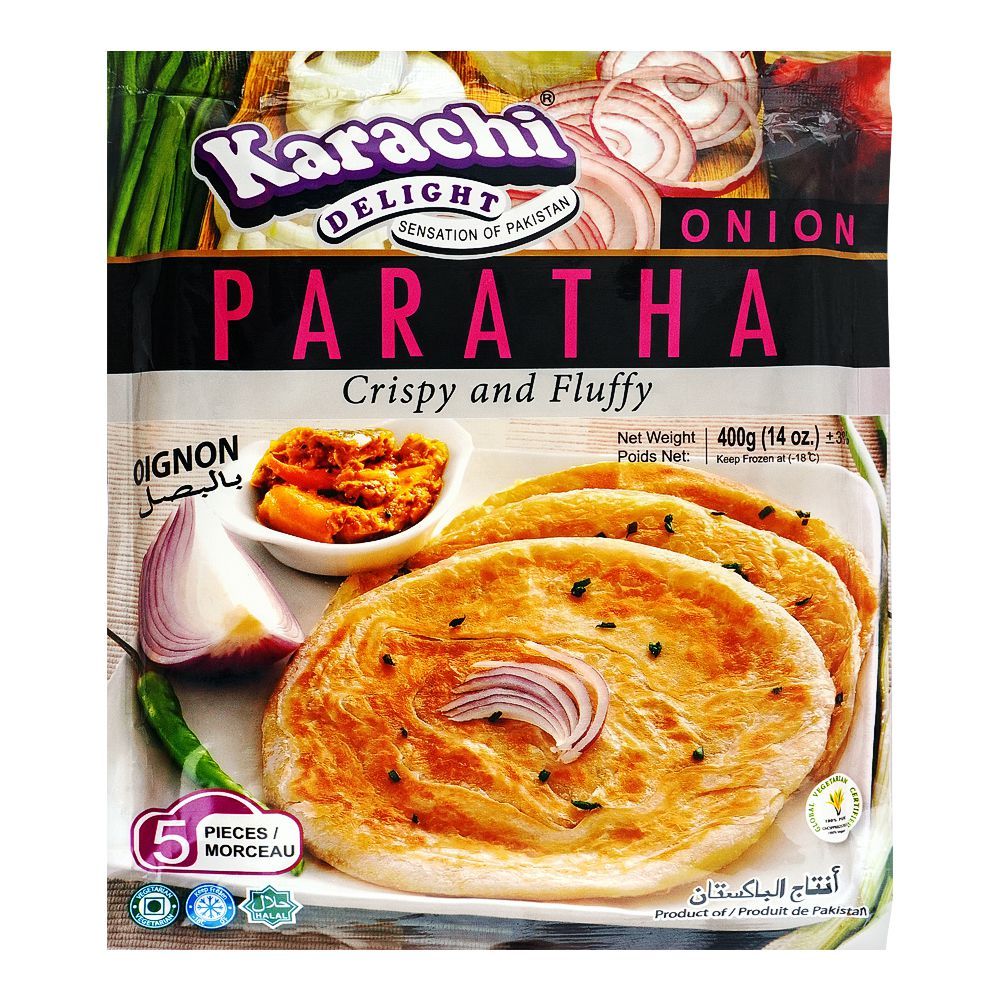 Karachi Delight Onion Paratha 5 Pieces - Main Image