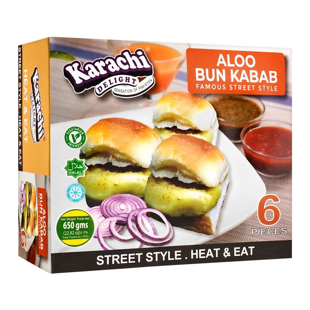 Karachi Delight Aloo Bun Kabab 6 Pieces - Main Image