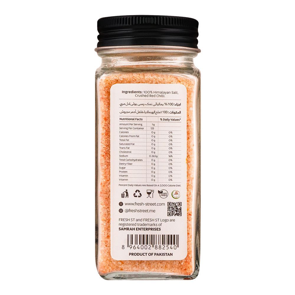 Fresh Street Himalayan Pink Salt, Chilli, 125g - Image 2