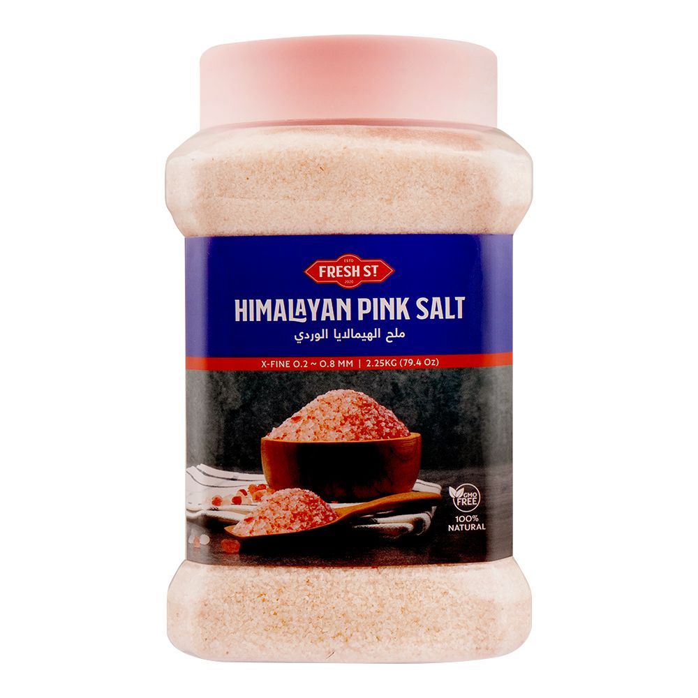 Fresh Street Himalayan Pink Salt, 2.25 KG Jar - Main Image