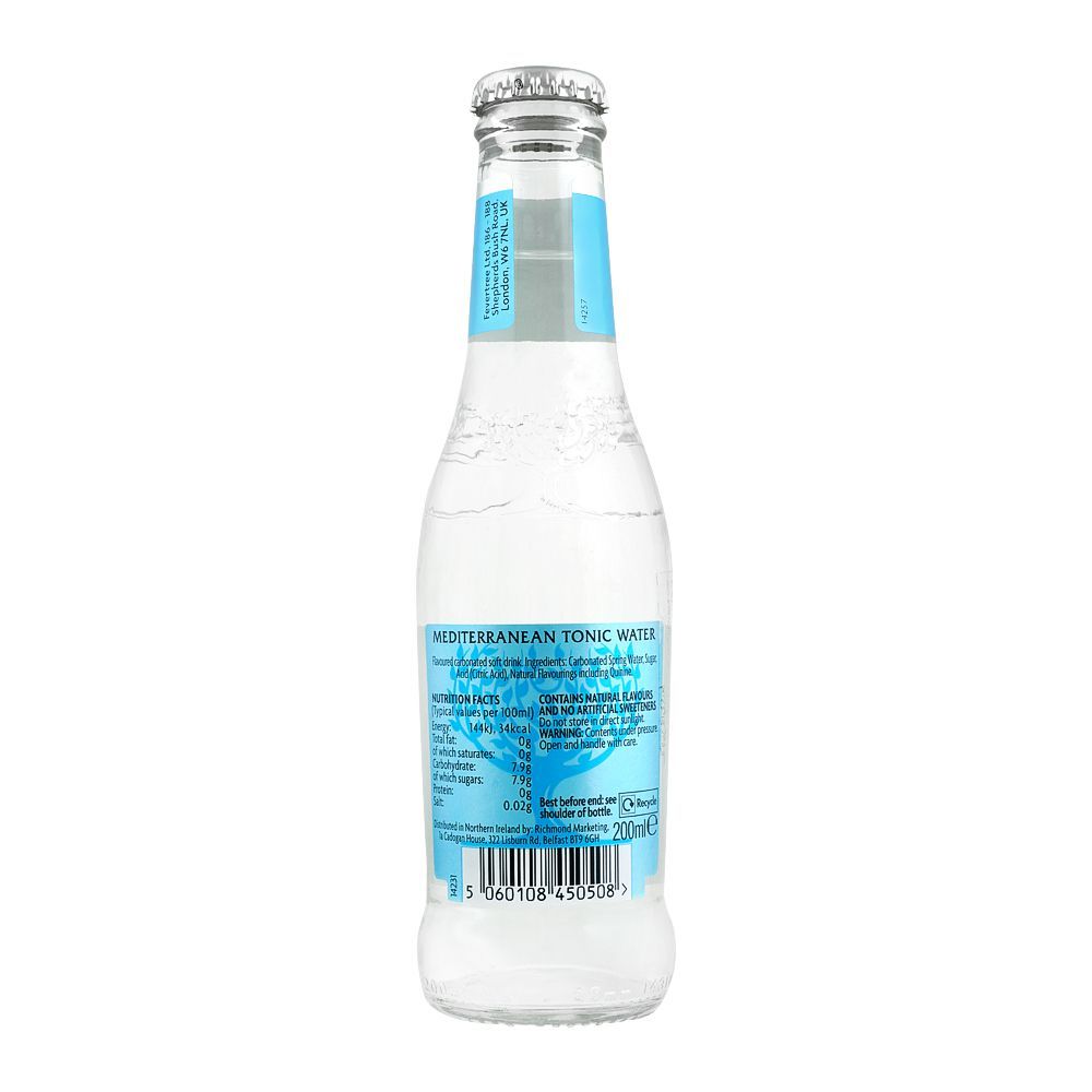 Fever Tree Mediterranean Tonic Water, 200ml - Image 2