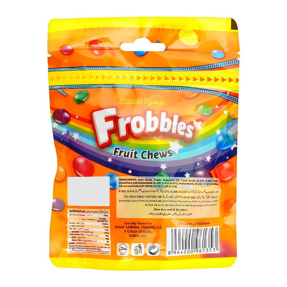 Sweet Home Frobbles Fruit Chews Pouch, 165g - Image 2