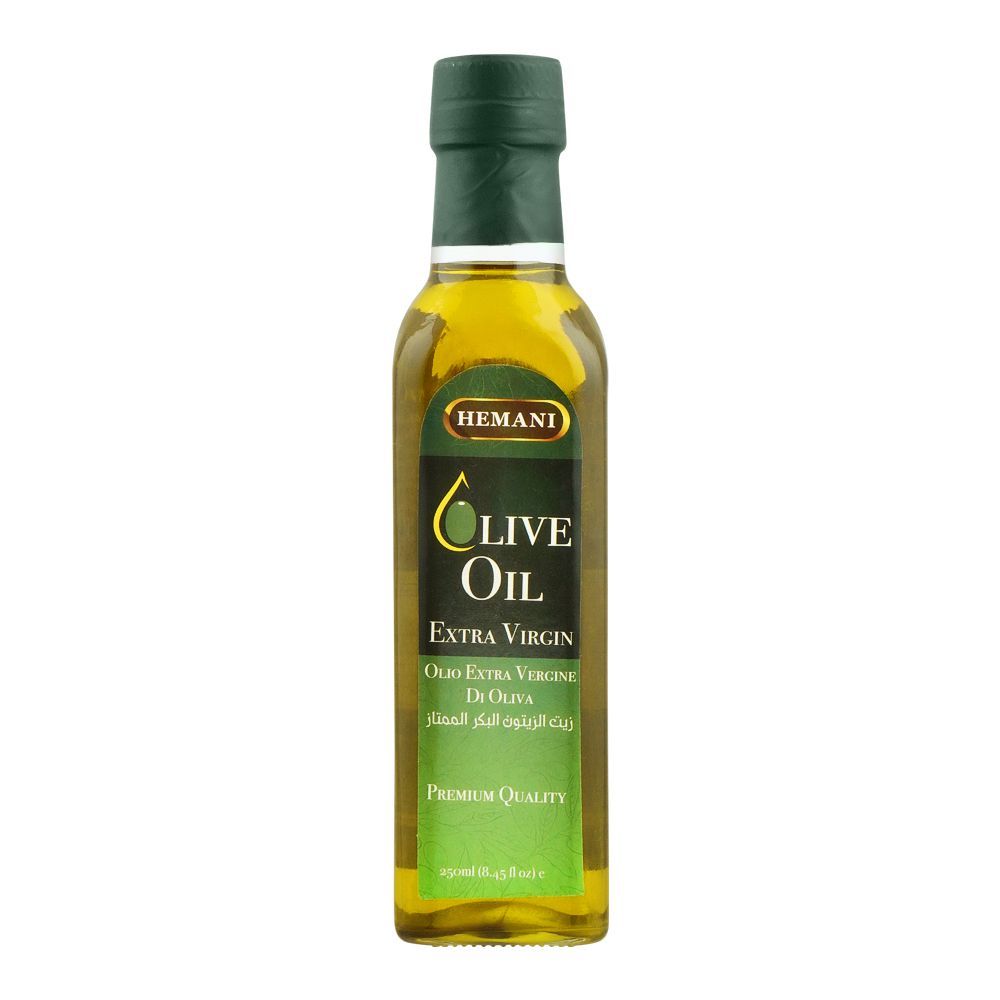 Hemani Olive Oil Extra Virgin, 250ml Bottle - Main Image