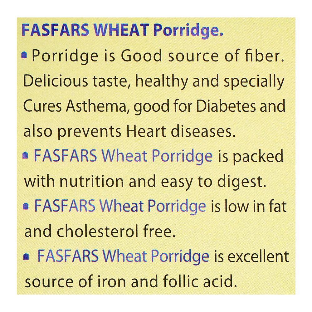 Fasfars Wheat Porridge, 250g - Image 3