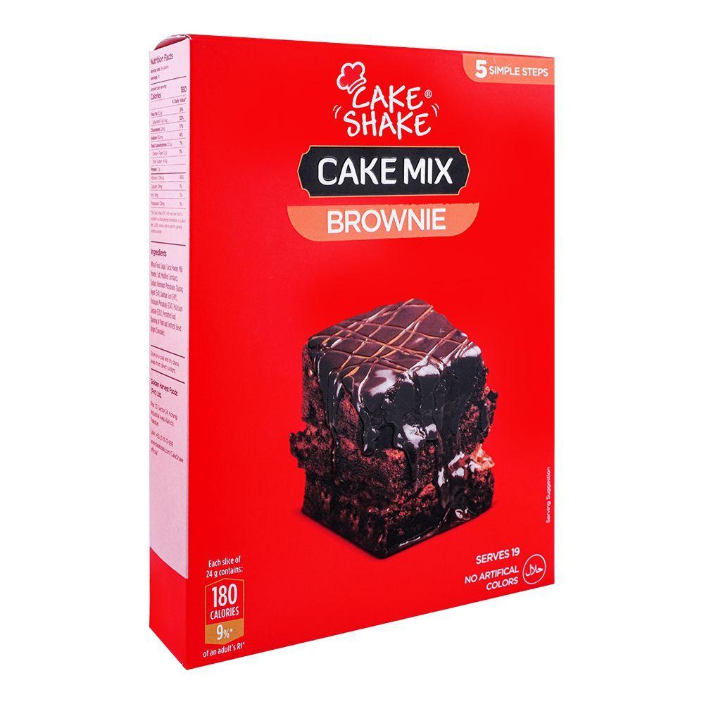 Cake Shake Cake Mix Brownie, 450g - Main Image