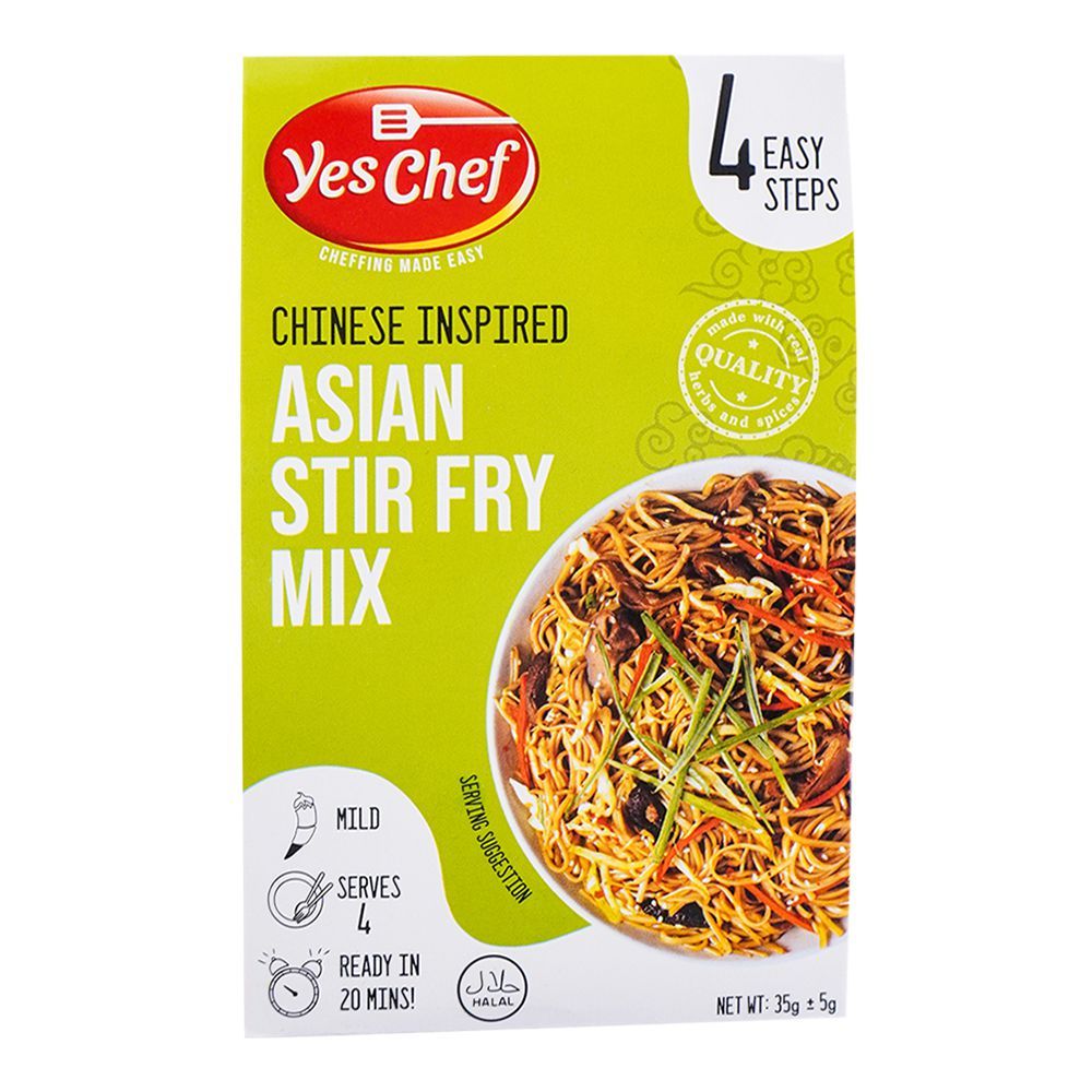 Yes Chef Asian Stir Fry Mix 4 Steps, 35g + 5g - Main Image